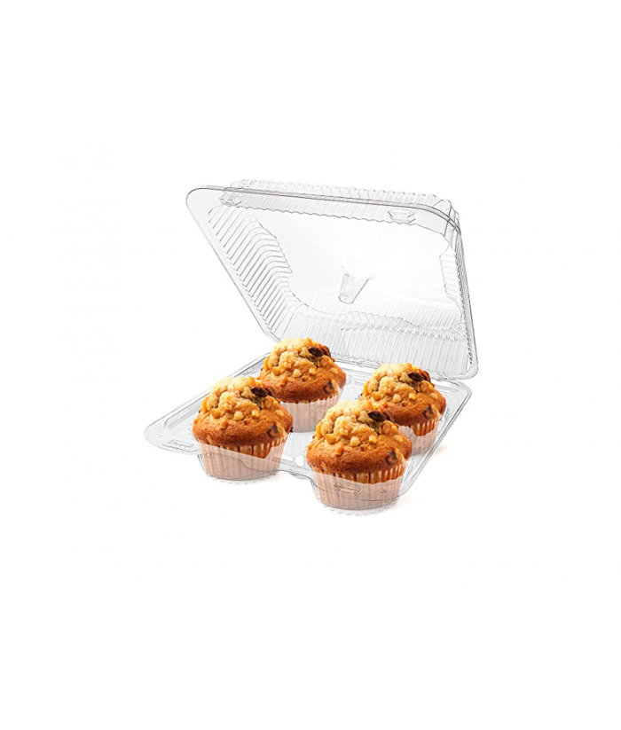 Plastic Cupcake Container 4's